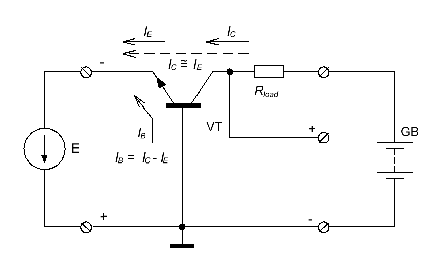 Схема включения биполярного транзистора с общей базой